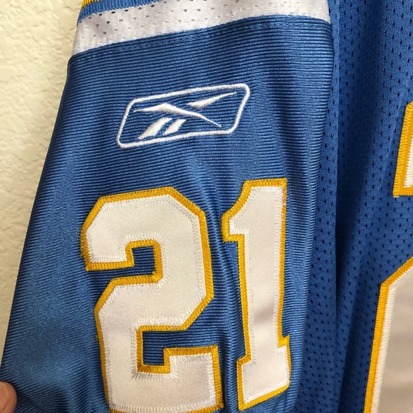 REEBOK Equipment NFL Sz 52 Stitched Jersey LaDainian Tomlinson #21 Chargers - Picture 8 of 16